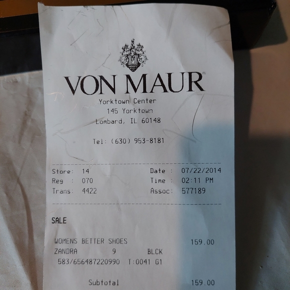 E Live from the Red Carpet Shoes Black&Silver Lace Med Size 9 - Picture 4 of 8